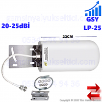 GSM Sinyal Yükseltici 25dBİ LPDA ANTEN GSY LP-25