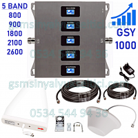 GSY1000 GSM Sinyal Yükseltici (800-900-1800-2100-2600) 
