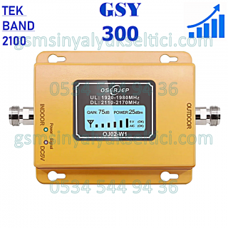 GSY 300 GSM Sinyal Yükseltici Tekband(2100)