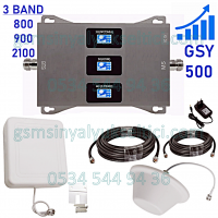 GSY 500 Gsm Sinyal Yükseltici (800-900-2100) 