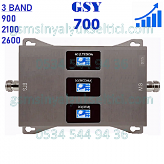 GSY 700 GSM Sinyal Yükseltici (900-2100-2600)