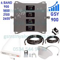 GSY 900 GSM Sinyal Yükseltici (900-1800-2100-2600) 