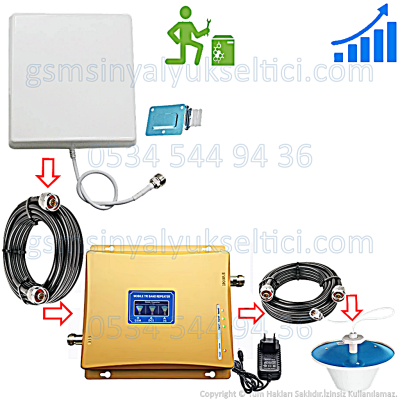 GSM Üç Bandlı Sinyal Yükseltici
