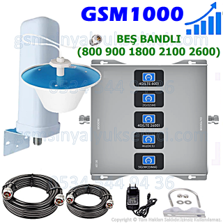 GSM Beş Bandlı Sinyal Yükseltici